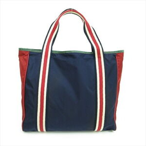 Gucci Blue Bag Navy Tote Crest